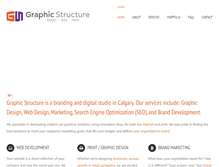 Tablet Screenshot of graphicstructure.com